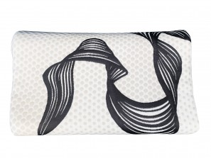 Visco vankúš + poťah ARGAN 60x35x12 cm ortopedický profilovaný rehabilitačný vankúš