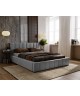 Łóżko tapicerowane sypialniane NERO ze stelażem i pojemnikiem na pościel 11