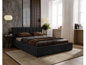 Łóżko tapicerowane sypialniane NERO ze stelażem i pojemnikiem na pościel13