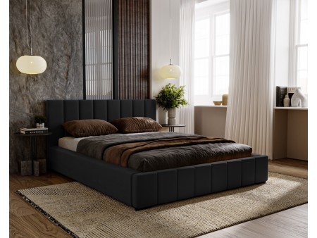Łóżko tapicerowane sypialniane NERO ze stelażem i pojemnikiem na pościel13