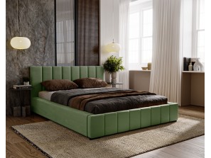 Łóżko tapicerowane sypialniane NERO ze stelażem i pojemnikiem na pościel 8