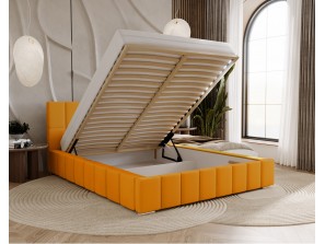 Łóżko tapicerowane z pojemnikiem ALMA - różne rozmiary i kolory do wyboru 5