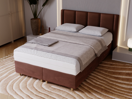 Łóżko tapicerowane na nóżkach BELLA 6