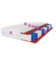 Materac kieszeniowy LAMBADA KOKOS 140x200x22 H4 – twardy, 7 stref, antyalergiczny, pianka T25, mata kokosowa, pocket