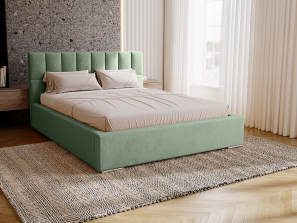 Łóżko tapicerowane z pojemnikiem DREAM ze stelażem 3