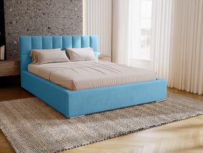 Łóżko tapicerowane z pojemnikiem DREAM ze stelażem 4