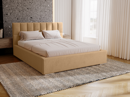 Łóżko tapicerowane z pojemnikiem DREAM ze stelażem 1