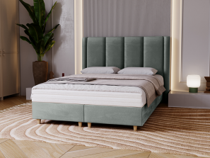 Łóżko tapicerowane na nóżkach BELLA 4