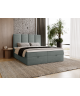 Łóżko kontynentalne MALMO z podnoszonym zagłowiem i wbudowanym materacem 5