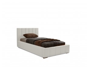 Łóżko tapicerowane jednoosobowe NERO ze stelażem i pojemnikiem na pościel 10