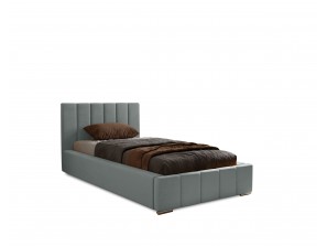 Łóżko tapicerowane jednoosobowe NERO ze stelażem i pojemnikiem na pościel 17