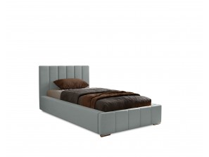 Łóżko tapicerowane jednoosobowe NERO ze stelażem i pojemnikiem na pościel 19