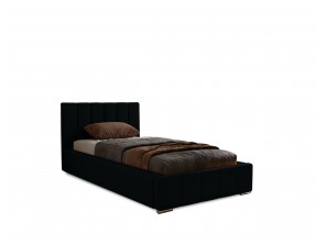 Łóżko tapicerowane jednoosobowe NERO ze stelażem i pojemnikiem na pościel 21