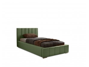 Łóżko tapicerowane jednoosobowe NERO ze stelażem i pojemnikiem na pościel 25