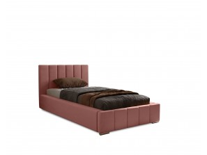 Łóżko tapicerowane jednoosobowe NERO ze stelażem i pojemnikiem na pościel 27