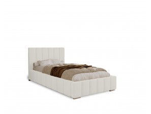 Łóżko tapicerowane do sypialni jednoosobowe ALMA ze stelażem i pojemnikiem na pościel19