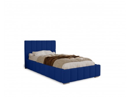 Łóżko tapicerowane do sypialni jednoosobowe ALMA ze stelażem i pojemnikiem na pościel30