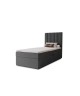 Łóżko tapicerowane jednoosobowe sypialniane NERO z wbudowanym materacem i pojemnikiem5