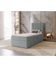 Łóżko tapicerowane jednoosobowe sypialniane NERO z wbudowanym materacem i pojemnikiem12