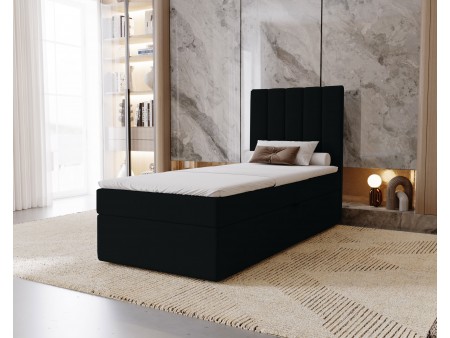 Łóżko tapicerowane jednoosobowe sypialniane NERO z wbudowanym materacem i pojemnikiem16