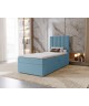 Łóżko tapicerowane jednoosobowe sypialniane NERO z wbudowanym materacem i pojemnikiem20