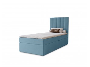 Łóżko tapicerowane jednoosobowe sypialniane NERO z wbudowanym materacem i pojemnikiem21